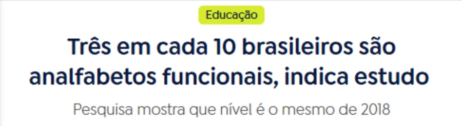 Matéria: Agência Brasil