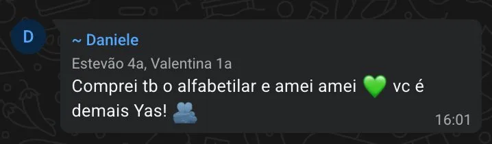 Depoimento de Daniele